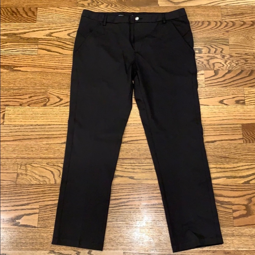Men's Puma Black Lux Warm Golf Pants - Size 36/32